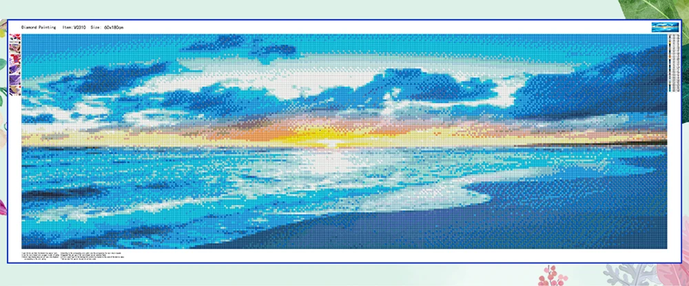 Sunrise, пляж, Полная площадь/круглые камни, пейзаж, Landsca, алмазная вышивка, 5D алмазная живопись, вышивка крестиком, рукоделие, домашний декор