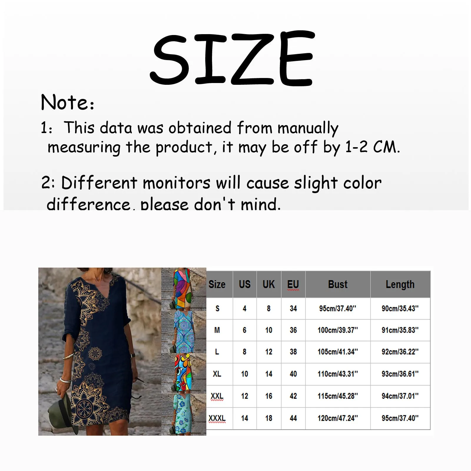 

New Women's V-neck Printed Short Sleeve Casual Comfortable Loose Mid-Waist Dress Fashion casual dress large size loose dress