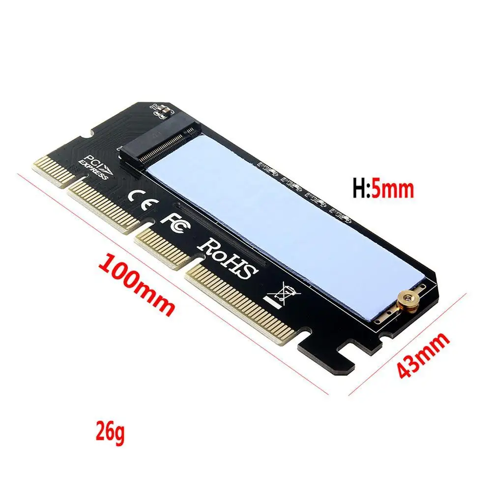 M.2 NVMe SSD NGFF к PCIE 3 0 X16 адаптер M ключ интерфейс 2280 полное расширение 2242 m. 2 2230 скорость