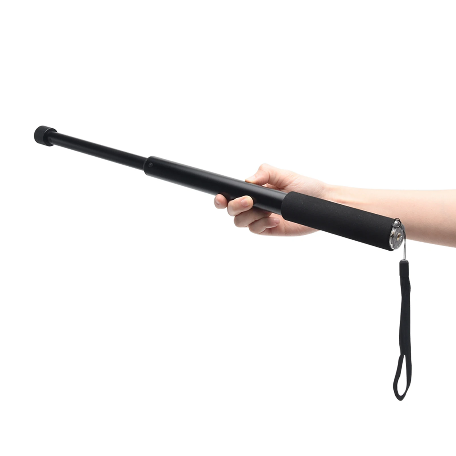 

Telescopic Holder Accessories Portable Microphone Extension Boom Aluminum Alloy Interview Pole Black Durable 5 Section Stick