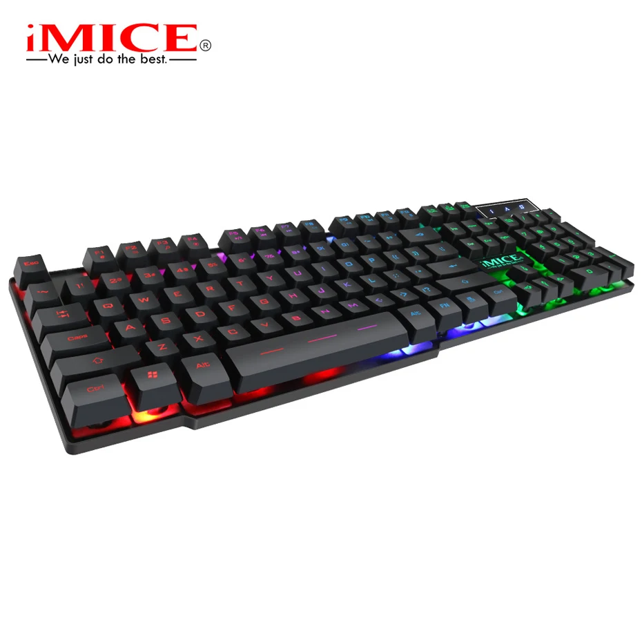 IMice игровая механическая клавиатура с Подсветка Игры подсветкой геймер цветная