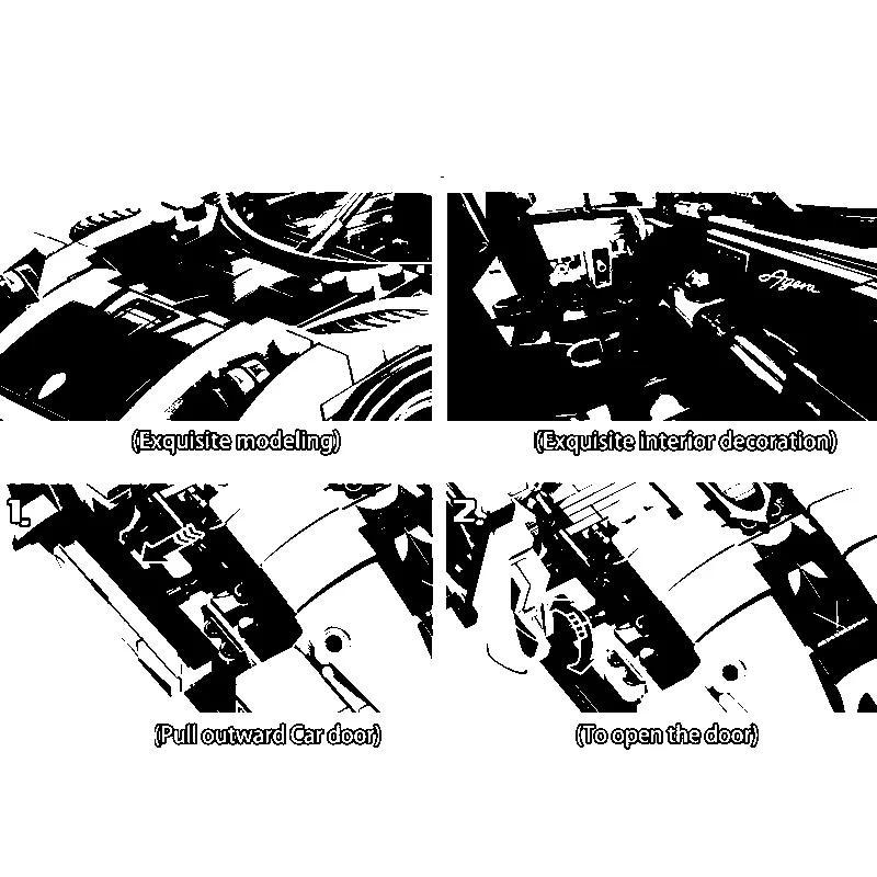 

Car series 8303 / 701707 upgraded koniser building block model toy car Boy assembling small particle sports car birthday gift