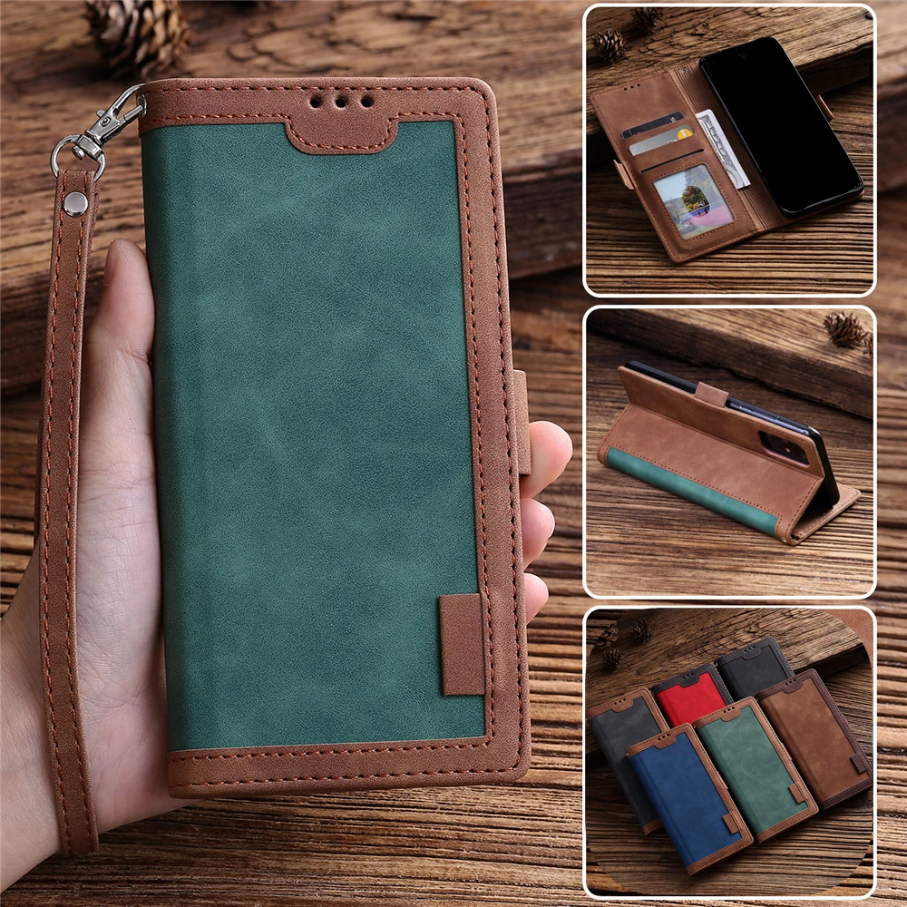 Чехол для Xiaomi Mi 10 CC9 CC9E A3 9lite 9T Note10 PocoX2 Redmi K30 K20 Note 8T 8 7 Note9S Pro Max кожаный чехол-кошелек