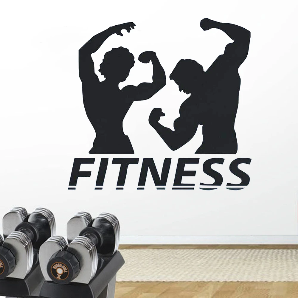 Фитнес Спортивная Настенная Наклейка настенные наклейки для тренажерного зала