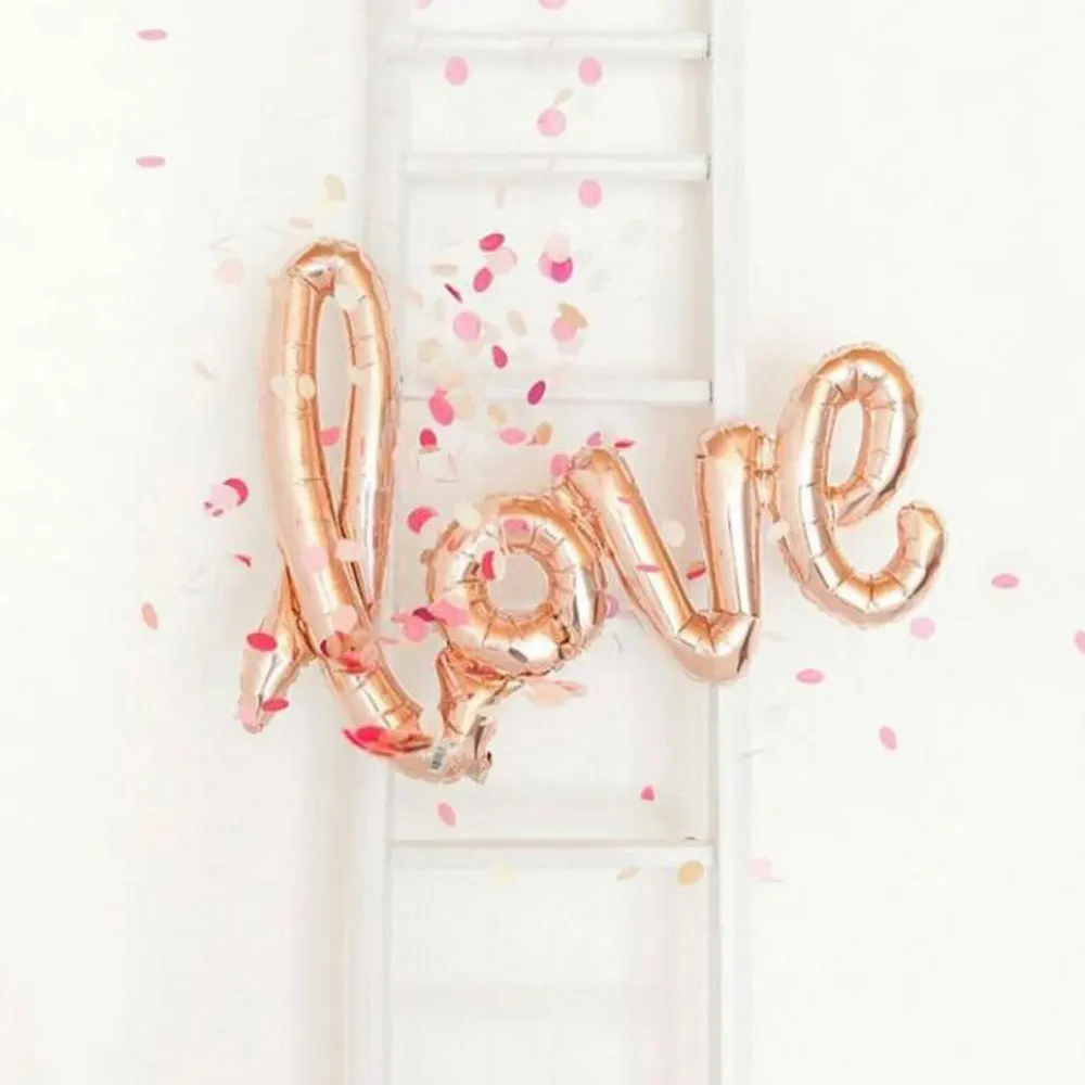 40 дюймов воздушные шары из фольги Love съемки посвященной дню Святого Валентина