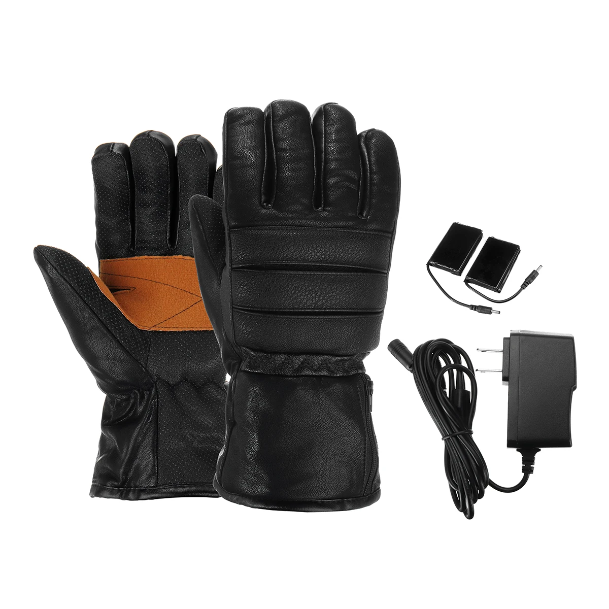 Перчатки с электроподогревом зимние теплые литий ионным аккумулятором