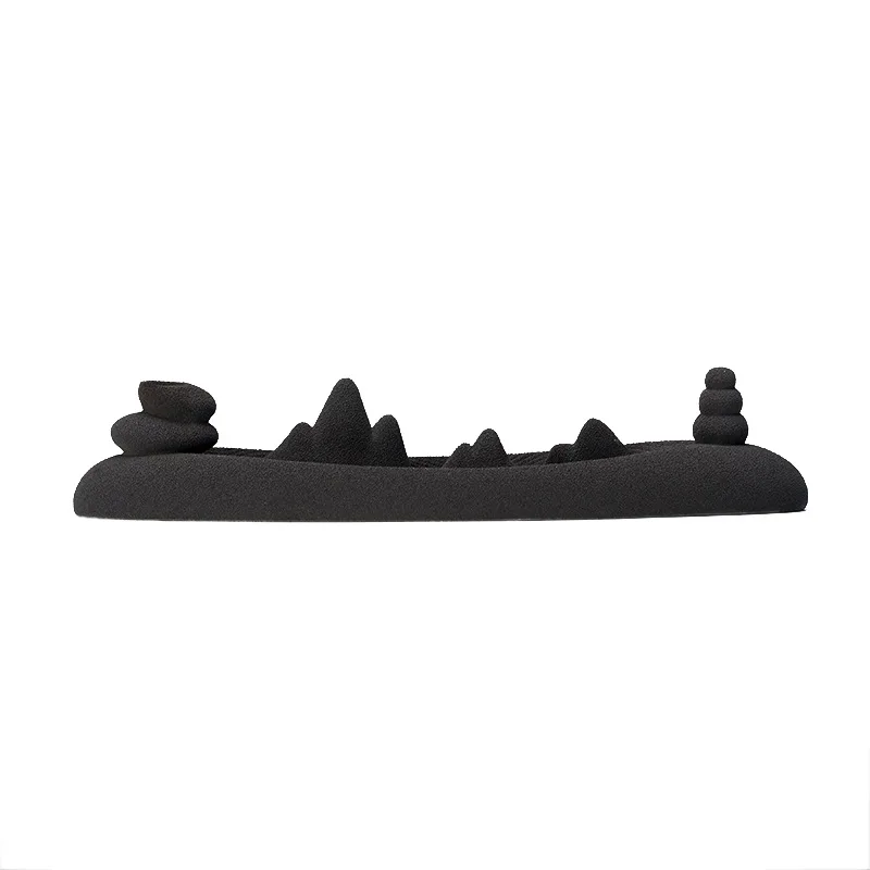 

Mountains and Rivers Backflow Incense Burner Ceramic Matte Incense Stick Holder Handmade Incense Burner Office Unique Crafts
