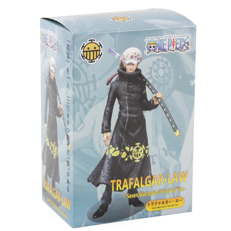 A-15cm-with box 15 см ПВХ японского аниме фигурка одна деталь Trafalgar Ло ноль фигурка Коллекционная модель игрушки для мальчиков - Цвет: A-15cm-with box