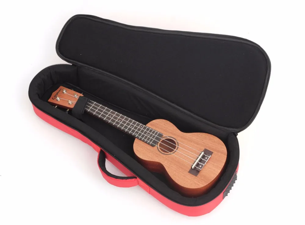 Ukulele Bag Case Backpack 21 23 26 Inch Size Ultra Thicken Soprano Concert Tenor More Colors Mini Guitar Accessories Parts Gig | Спорт и