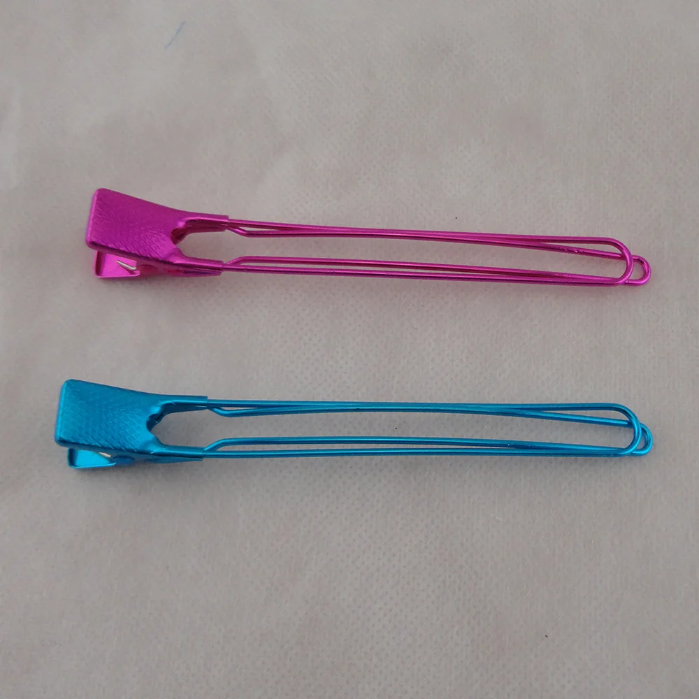 Металлическая алюминиевая филигранная Заколка-Аллигатор Fushia для женщин зажим