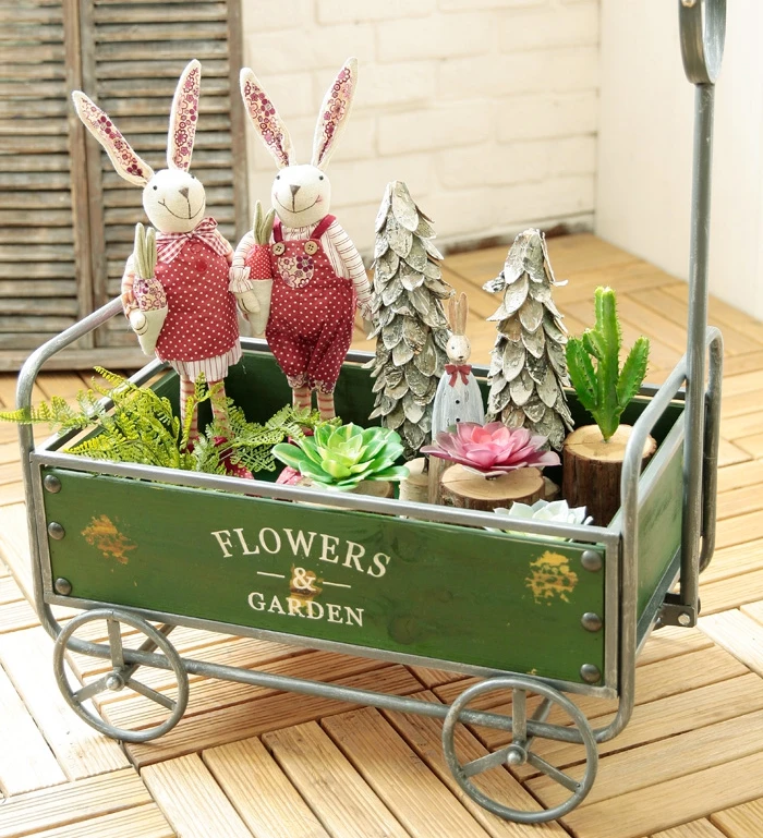 American Industrial Retro Style Personalized Home Gardening Flower Stand Floats Display Rack Indoor Outdoor Patio Garden Balcony