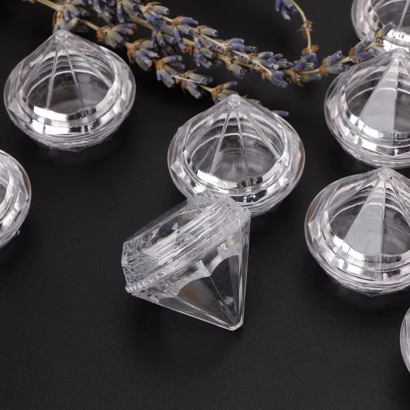 Прозрачный мини чехол для помады 10 шт. пустая Алмазная Косметическая Помада в