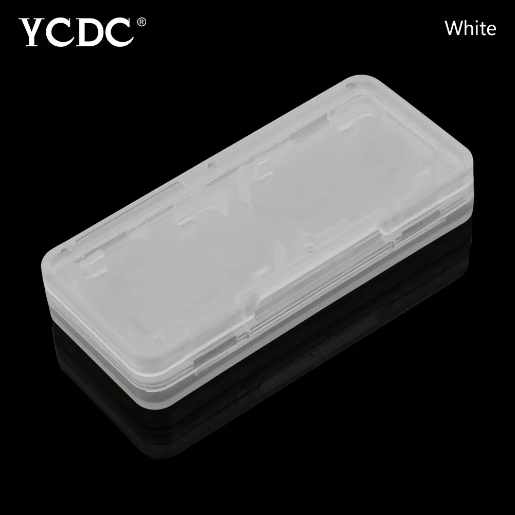 White 7,5x3,3x1,3 см 4 в 1 защитная пластиковая игровая карта чехол для хранения коробка протектор для nintendo Switch черный, синий, белый, оранжевый - Цвет: White