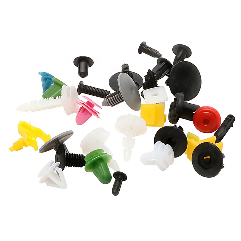 

Body Car Rivets Fasteners Shield 5-10mm Nylon Trim Fender Bumper 200pcs