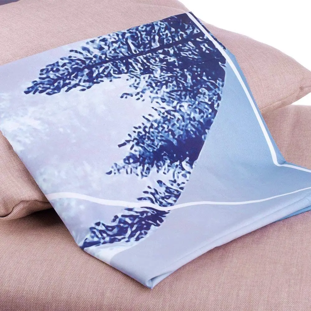 Настенный гобелен крутой тон природный лес и закат настенное художественное