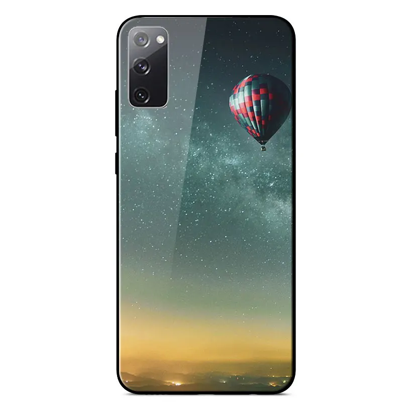 

Glass Case For Samsung Galaxy S20 FE 5G S20 Ultra S20 Lite S20 Plus Cover For Samsung S10 5G S10 Plus S10 Lite S9 S8 Plus Cases