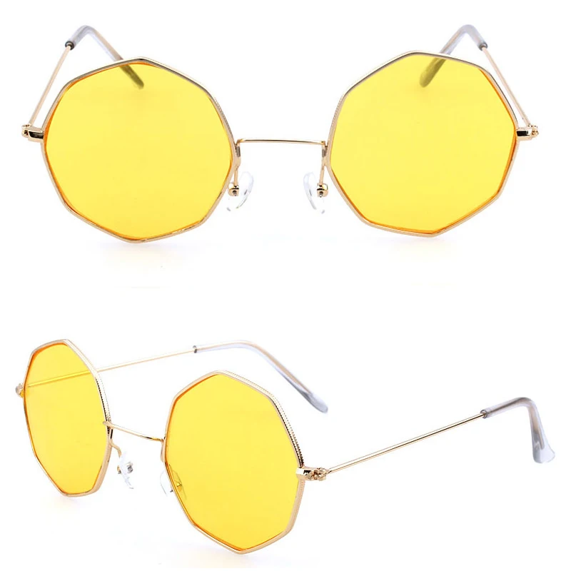 Polygonal sunglasses European and American trend sunglasses frame ocean lens sunglasses