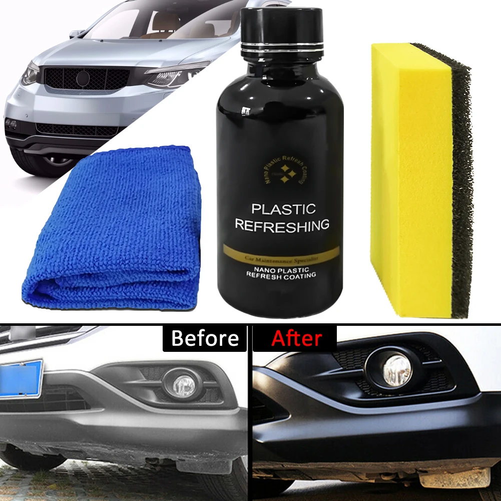 

30ML Car Interior Dashboard Plastic Leather Nano Material Refurbisher Car Coating Cleaning Agent Fast And Effective Wholesale