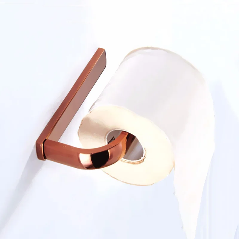 rose gold bathroom hardware set brass toilet paper holder wc tissue hanger towel bar wall mounted robe hook bathroom accessories free global shipping
