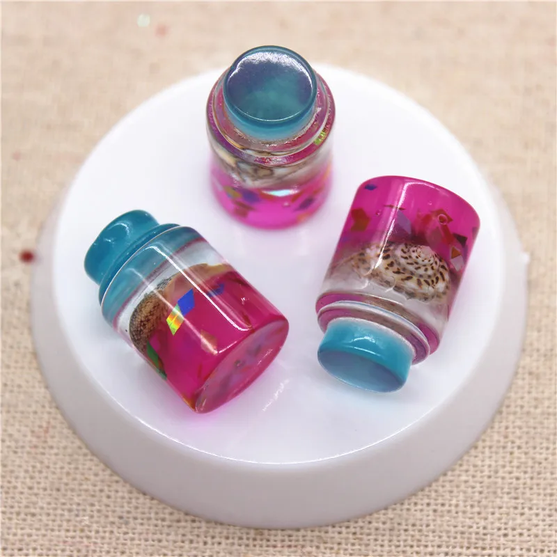 10 шт. милые новые 3D каучуковые дрейфующие бутылки миниатюрные художественные