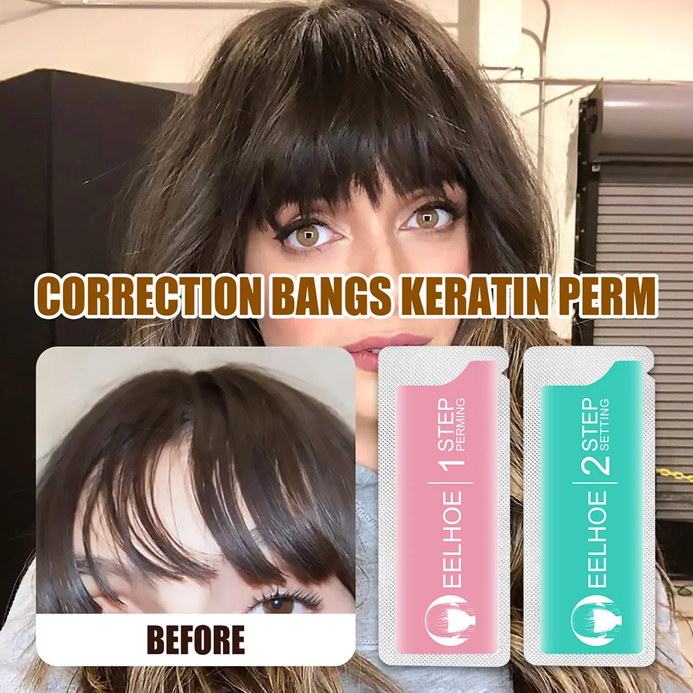 

Hot Sale Hair Bangs Correction Softener Cream Mild Keratin Perm Natural Volume Correction Hair Straightener Softener Ointment