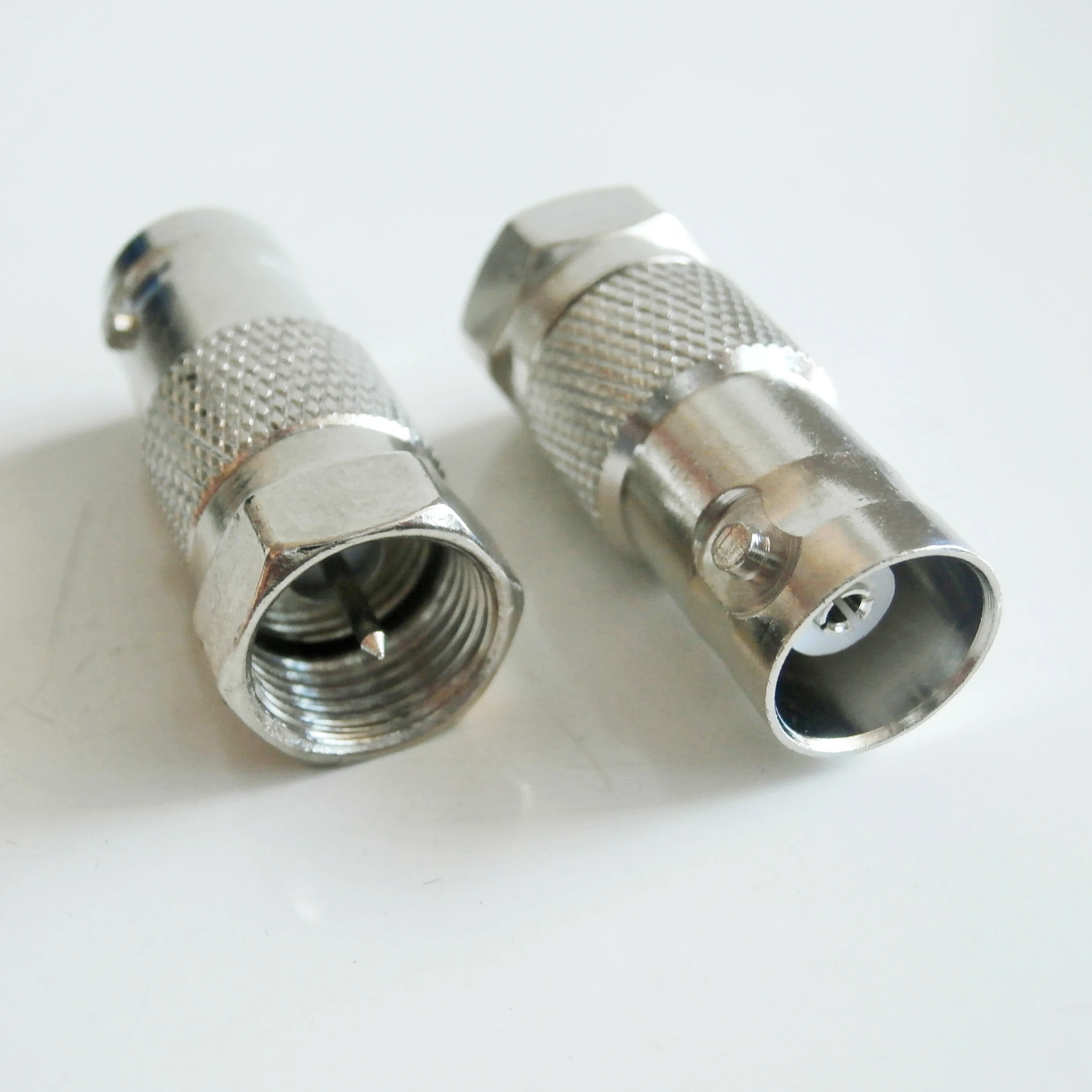 BNC Q9 F разъем гнездо к штекер никелированные прямые коаксиальные RF