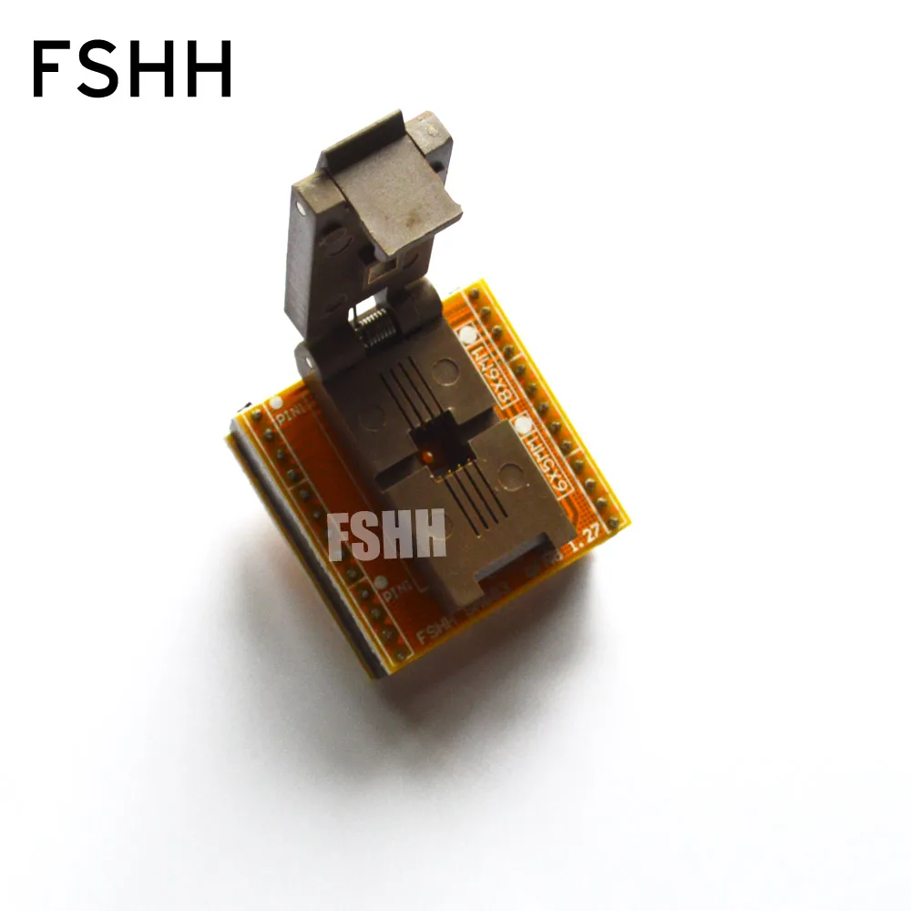 QFN 0808 01 адаптер QFN8/D8 WSON8 DIP8 программирующий DFN5x6A 8 тестовая розетка|socket test|socket 8socket m |