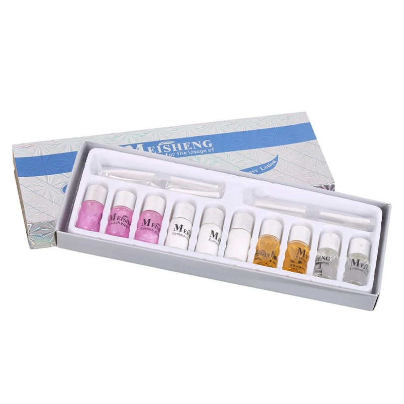 

Dropshipping Eyelash Perm Kit Eye Lash Lift Growth Curler Perming Kit Eyelash Enhancer Wave Lotion Eyes Glue Set Maquiagem