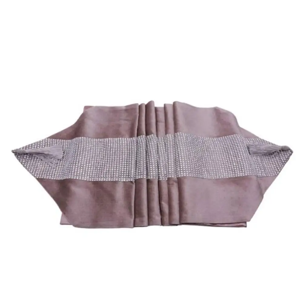 Современные Блестящие скатерти стразы фланелевая Скатерть для свадьбы