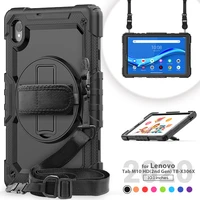 360 rotation hand strapkickstand tablet case for lenovo tab m10 hd 2nd gen tb x306f tb x306x protective cover