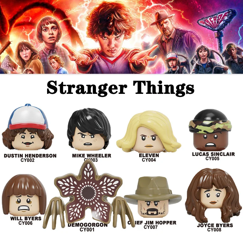 8 шт. очень странные дела одиннадцать демогоргон Дастин Хендерсон Майк Wheeler