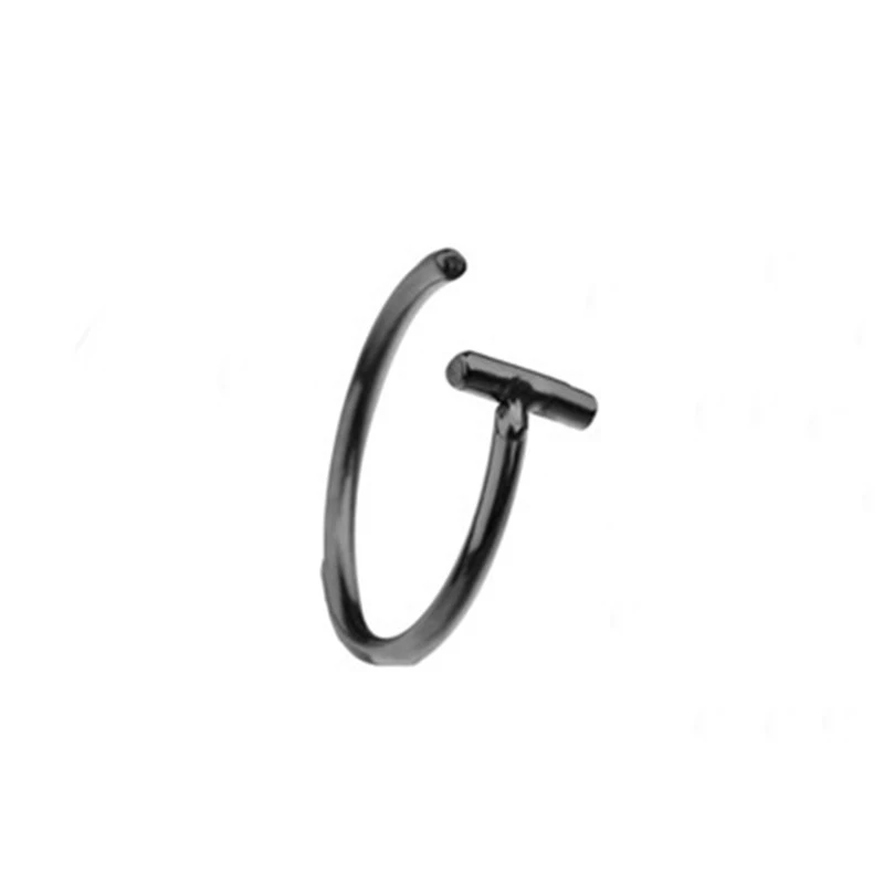 Нержавеющая сталь титановая накладные губы кольцо для губ зажим ноготь ногтей