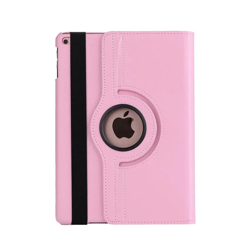 pink Чехол-книжка из искусственной кожи для Apple ipad Air Air2 ipad 5/6 чехол s Smart Stand cover для ipad 9," 9,7 чехол для планшетов+ ручка - Цвет: pink