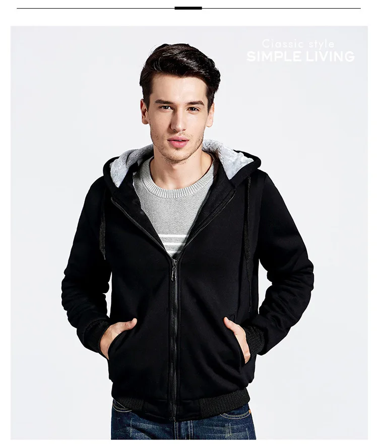 

2021 Winter male new arrived casual for Opel Sweatshirt men Hoodies zipper Thicken coats winter male warm jackets J