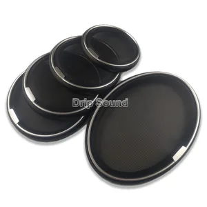 Сетчатая Накладка для автомобильной аудиосистемы, декоративная круглая металлическая решетка для радиатора, 4566,56x9 дюймов