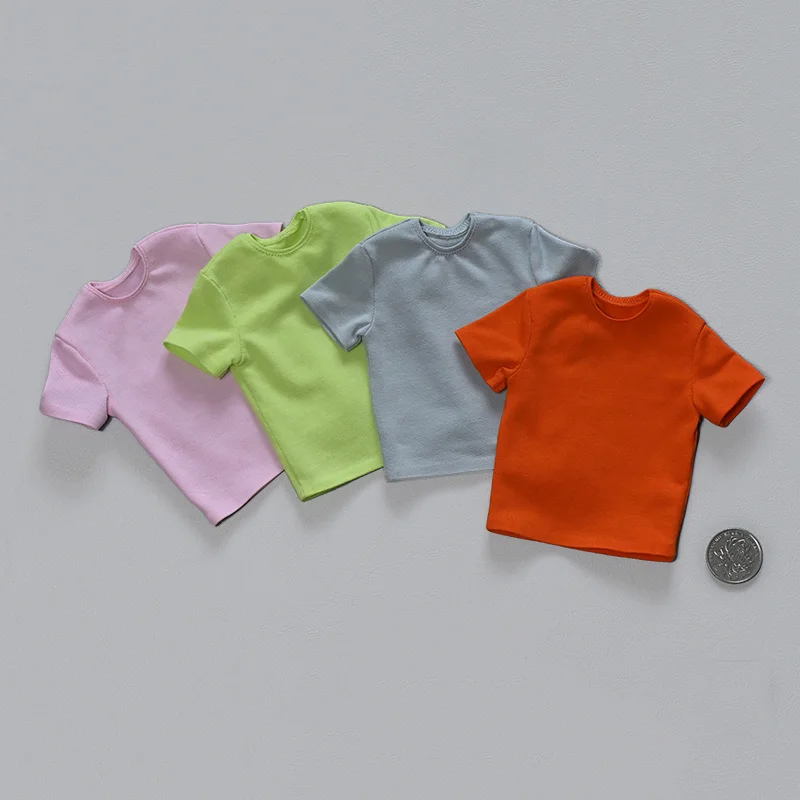 

Мужская футболка с коротким рукавом, однотонная, размеры 1/6