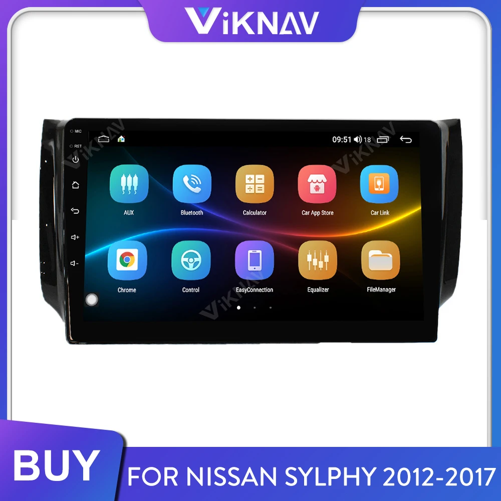 

for nissan sylphy 2012 2013 2014 2015 2016 2017 android car radio tape recorder multimedia player gps navigation 6gb+128gb