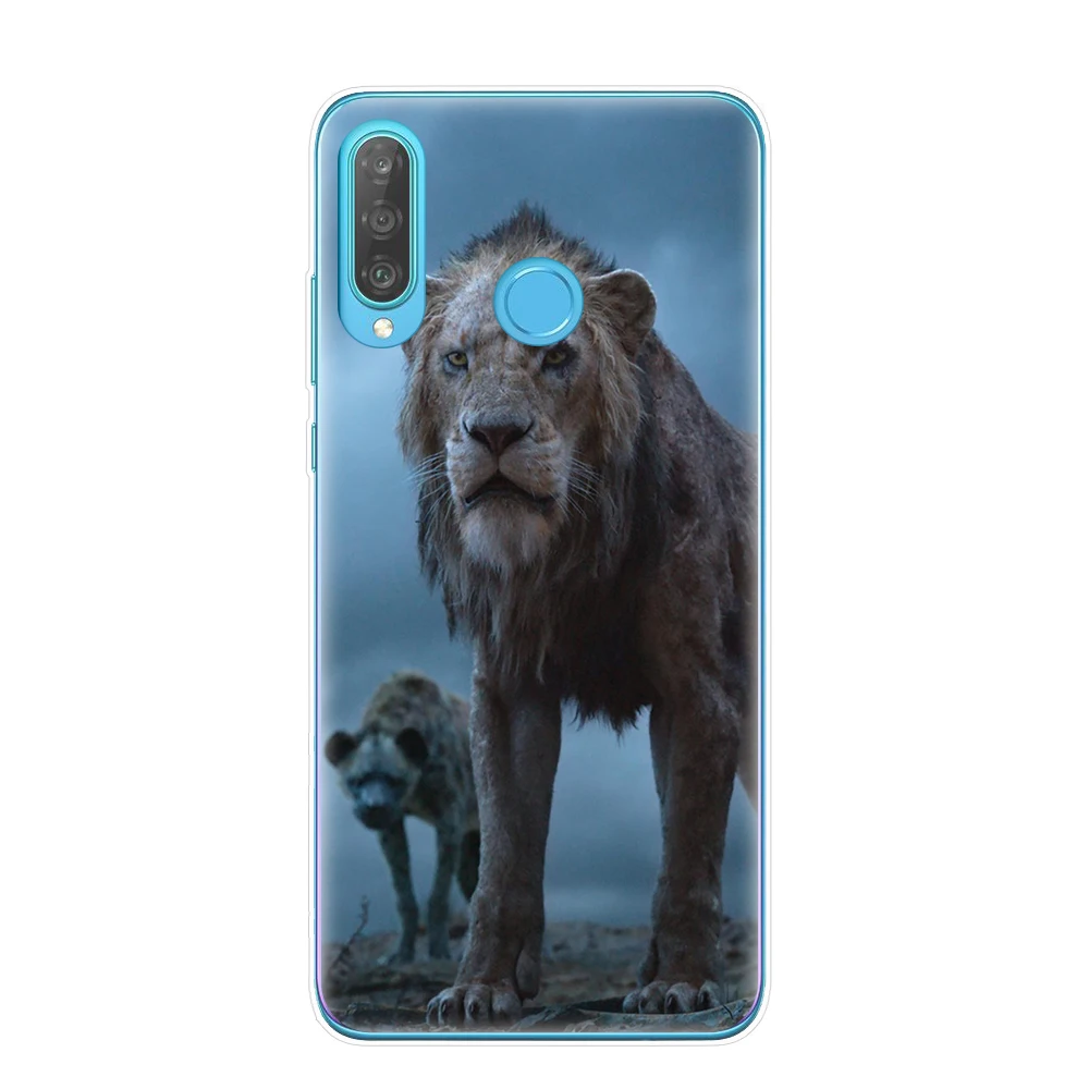 Cartoon Lion King nala simba timon Phone Cases for Huawei P30 P20 Mate 20 Lite Pro P8 P9 P10 Lite Cover Coque Etui fundas