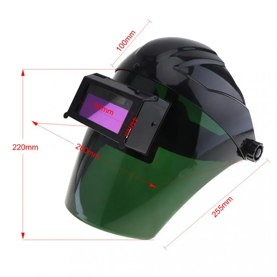 Solar Automatic Variable Light Welding Mask with Power Auto Darkening Filter Lens Hood and Charge Function | Инструменты