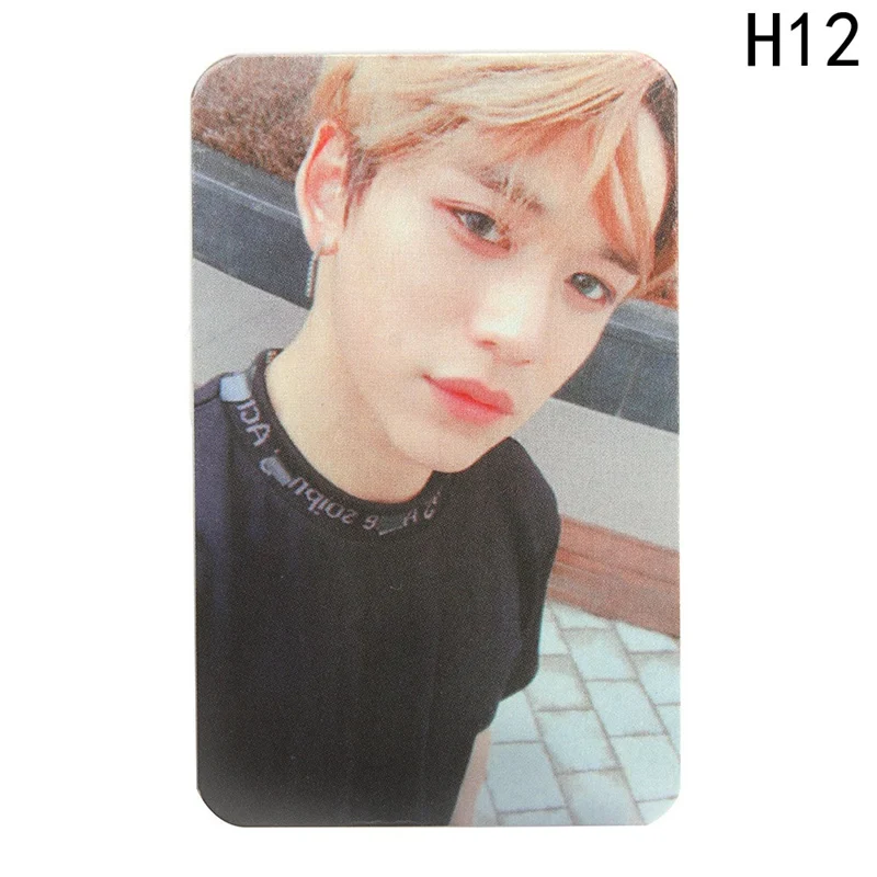 H12 И белая версия Taeyong Mark KPOP NCT 127 самодельный эмпатия открытки в Альбом Плакат черный автограф фотобумага - Цвет: H12