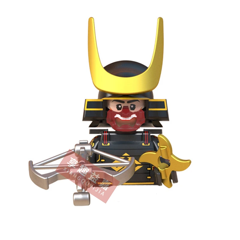 Арбалет ниндзя одиночного и среднего возраста катана строительные блоки фигурка