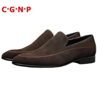 c%c2%b7g%c2%b7n%c2%b7p new arrival summer suede loafers men retro leather casual shoes handmade mens flats slippers dress shoes