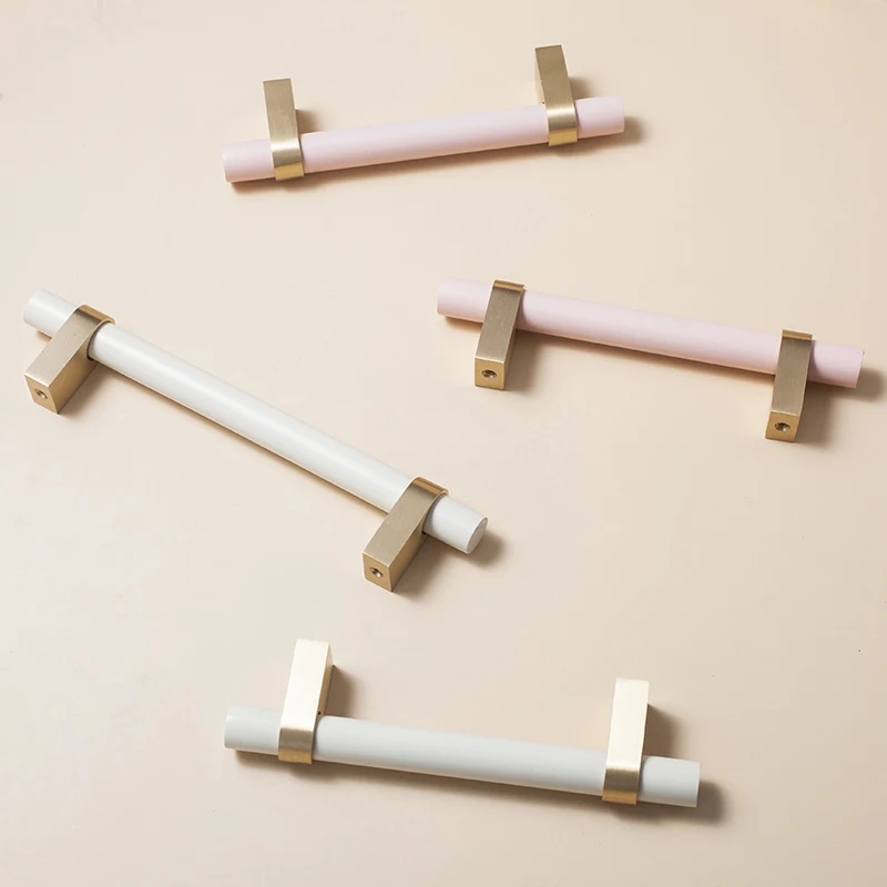 Ручка из латуни в скандинавском стиле офисные буфеты для обуви окна спальни