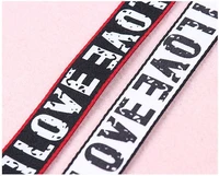 20mm black white red letter star printed grosgrain ribbon trim handmade sewing accessories diy craft supplies christmas ribbon