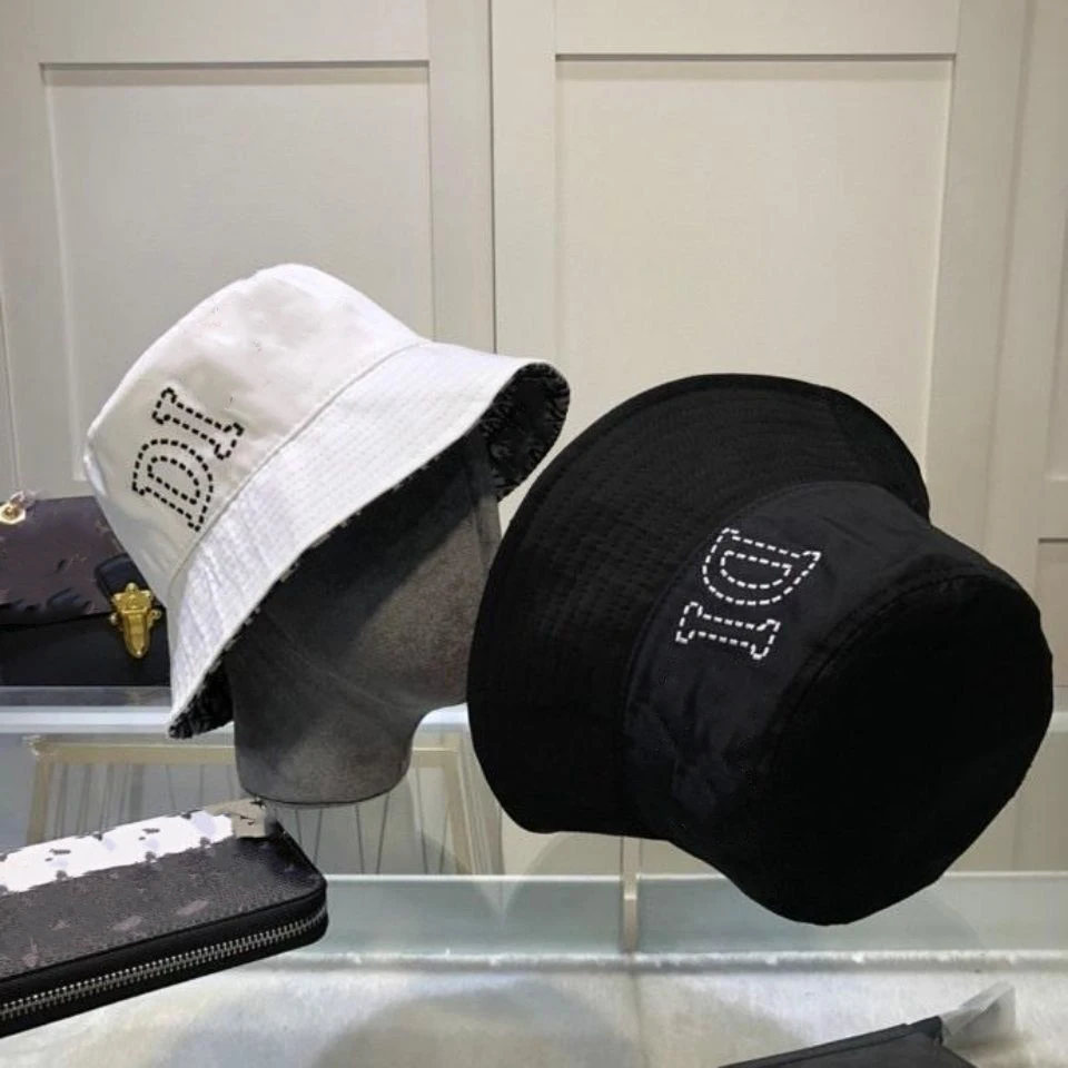 

Spring and summer 2021 new D letter fisherman hat old flower printed pattern fisherman hat leisure wild sunbath hat