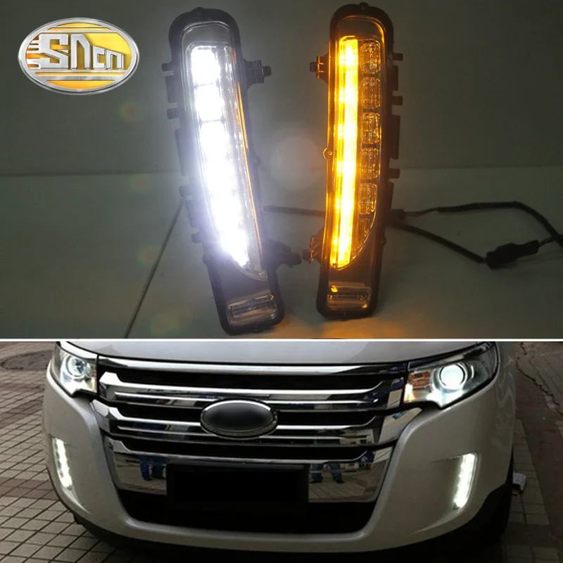 Для Ford Edge 2009 ~ 2014 дневной ходовой светильник DRL светодиодный противотуманный