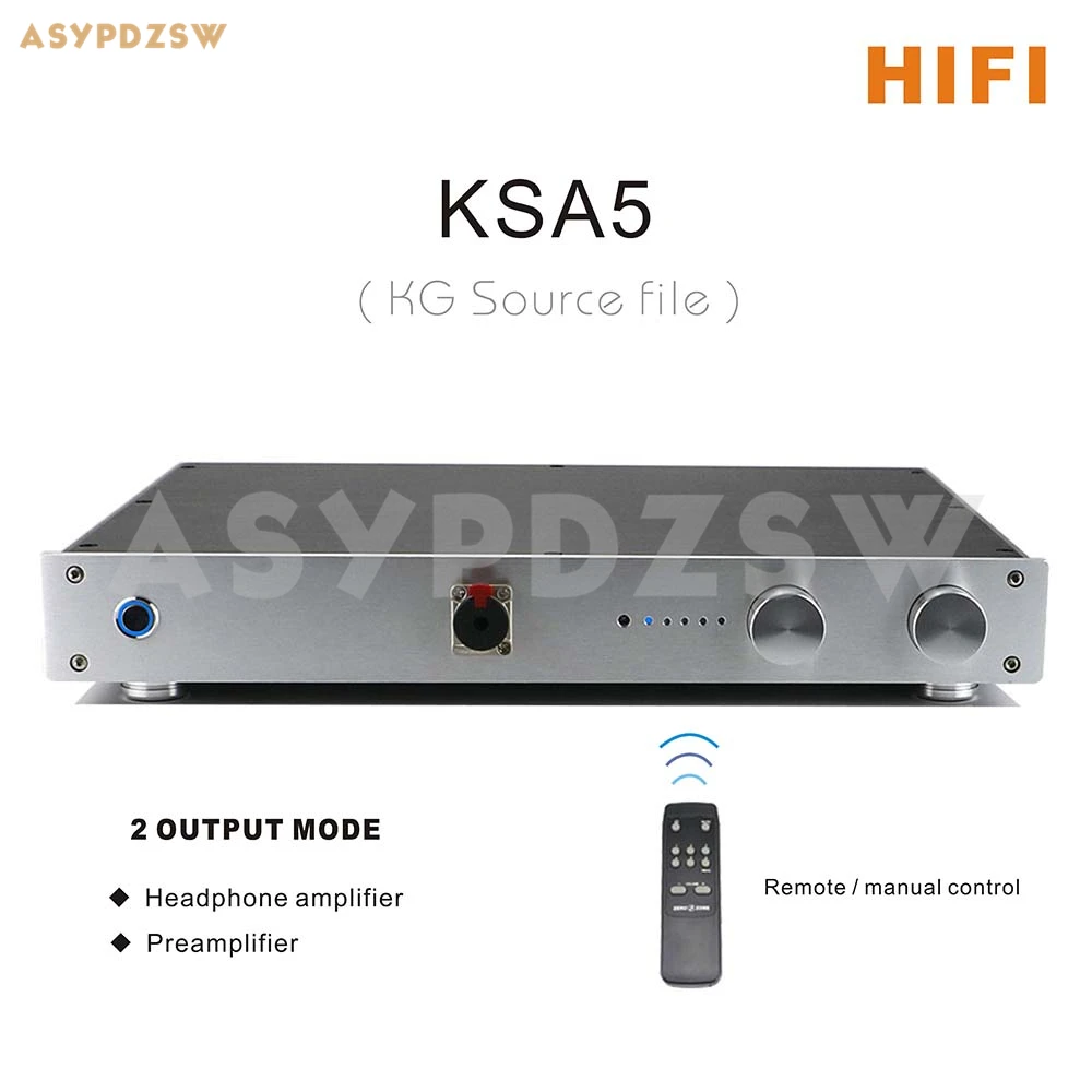 

Hi-Fi кг источник файл KSA5 усилитель для наушников/аудио с Дистанционный пульт/SPK защиты