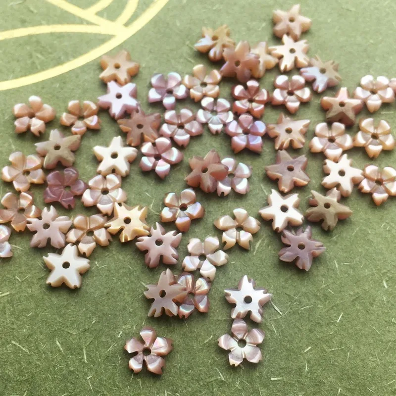 Бусины из натуральной ракушки для изготовления ювелирных изделий сделай сам