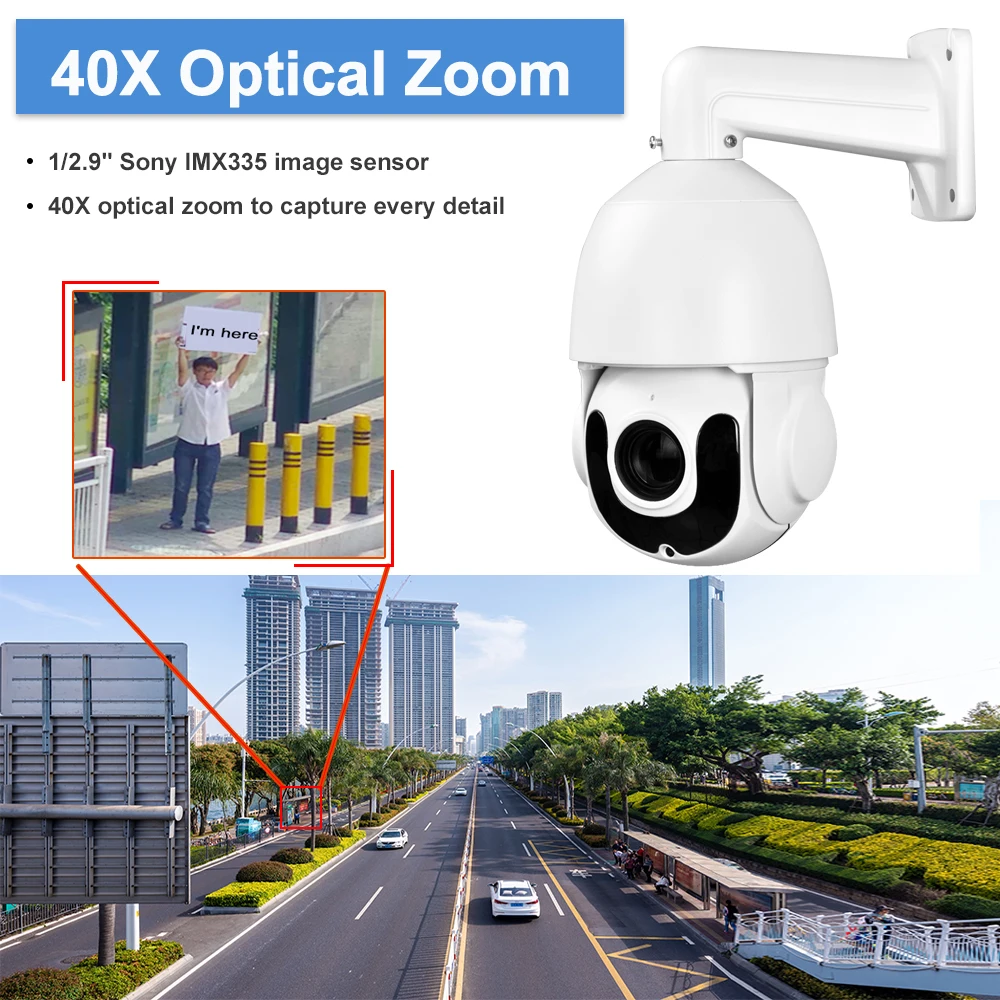 MINI POE 2MP PTZ Camera 36X optical Zoom 40X 60fps 30fps Starlight 150m IR Night Vision Video Surveillance Speed Dom IP | Безопасность и