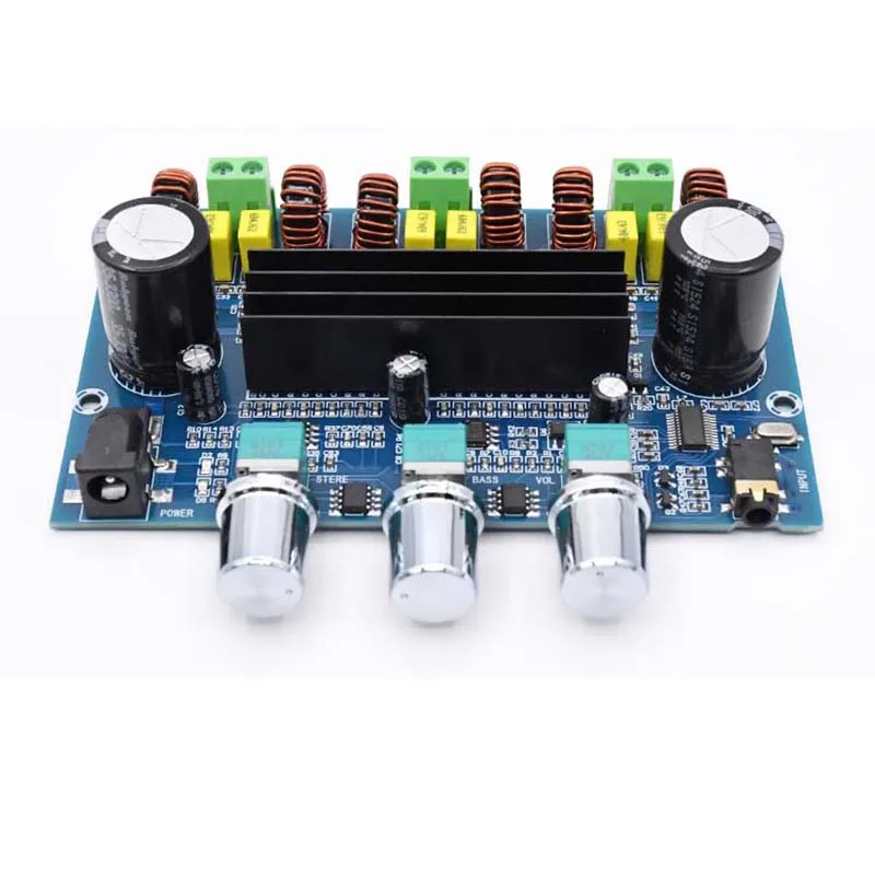 Усилитель сабвуфера Lusya TPA3116D2 50 Вт * 2 + 100 1 Bluetooth 5 0 цифровой аудио усилитель для 4-8